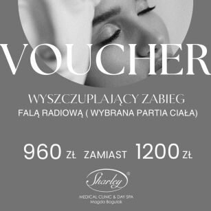 Wyszczuplający zabieg falą radiową (60 min) na wybraną partię ciała -20% (960 zł zamiast 1200 zł)